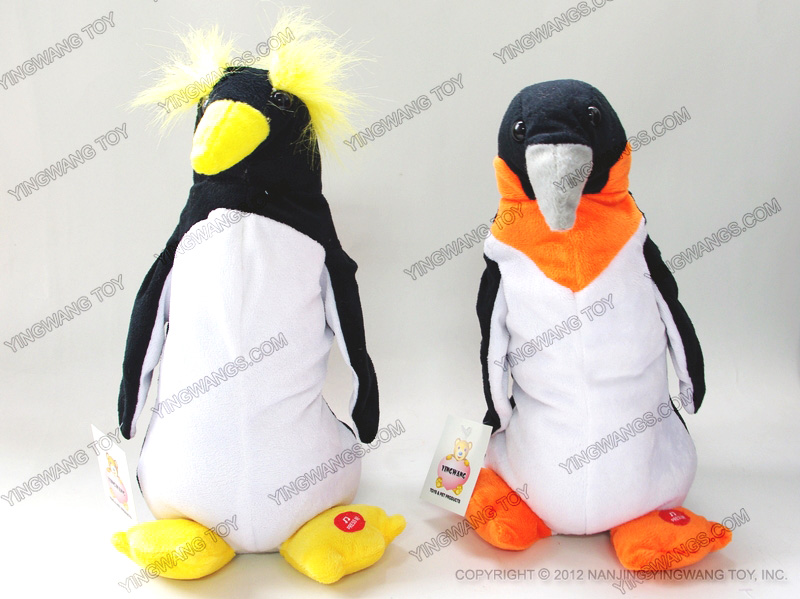 Y2170 Singing and dancing musical plush penguin toy