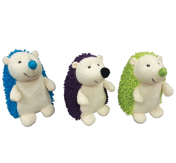 W3092 GIGGLER HEDGEHOG PLUSH DOG TOY